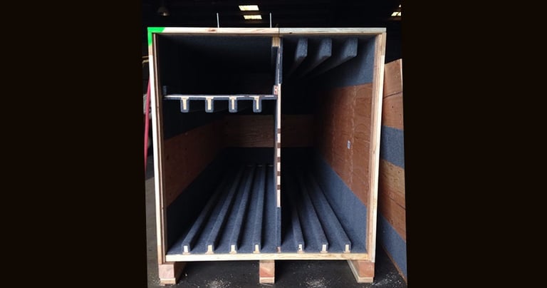 a large display box for a tradeshow