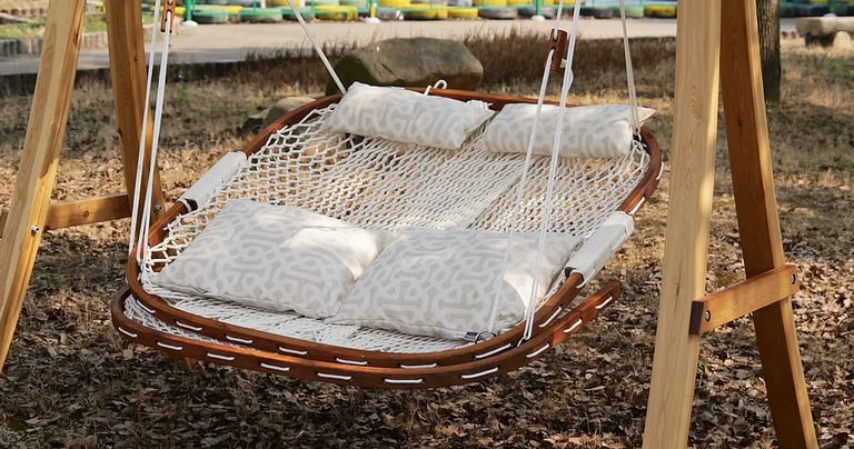 Saniwerke Double Cobblestone Hammock Swing Chair