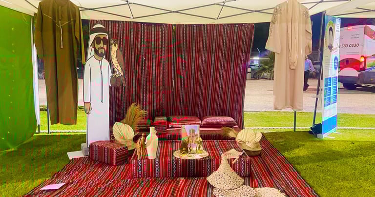 Corporate Event venue styling and setup in Dubai UAE, professional company event decor