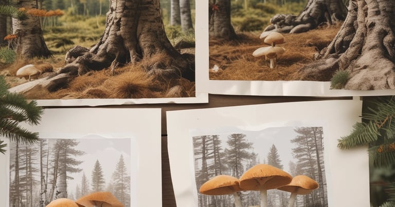 A cozy vintage cabin nook with printed recipe cards and a warm knitted blanket.