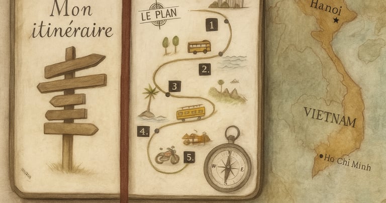 itinéraire sur mesure au Vietnam