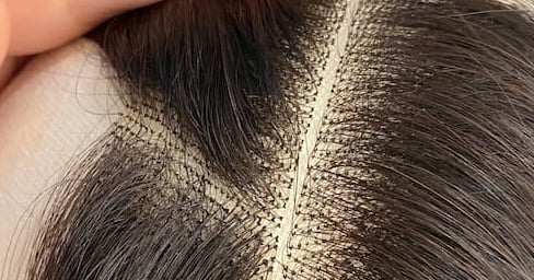 The denser and smaller the knots, the more natural and beautiful the hair looks