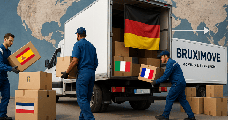 Départ de Belgique vers la France, Allemagne, Pays-Bas, Espagne, etc.