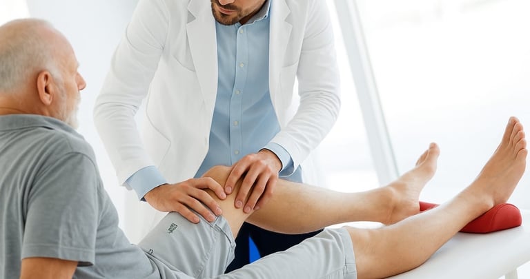 Tens therapy used to reduce osteoarthritis- knee joint pain.