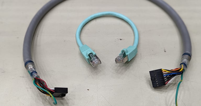 Cables utilizing double-point shielding