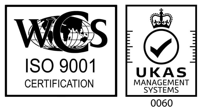 WCS ISO 9001:2015 certification UKAS management systems qaulity control 