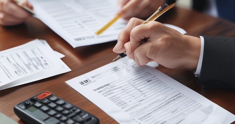 Image showing a smiling individual receiving a tax refund.