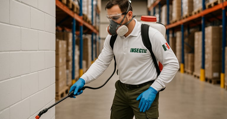 Control de plagas en CDMX y Querétaro con técnicos certificados Insectil