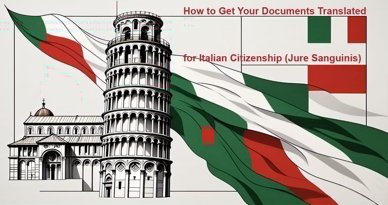 How to Get Your Documents Translated for Italian Citizenship (Jure Sanguinis)
