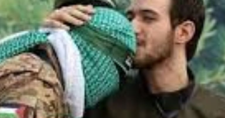   Captive kiss for Hamas Fighters, Gaza Syndrome