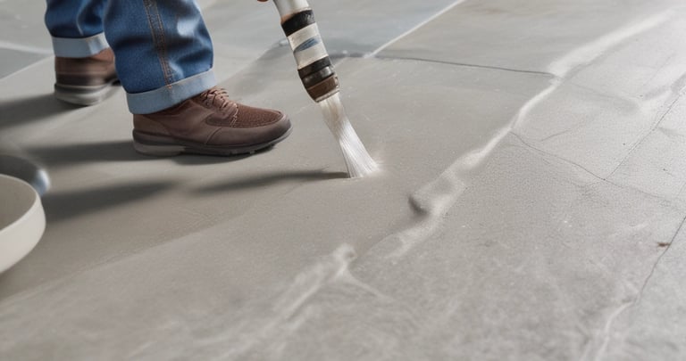 A close-up of eco-friendly insulation material being applied to a building wall.