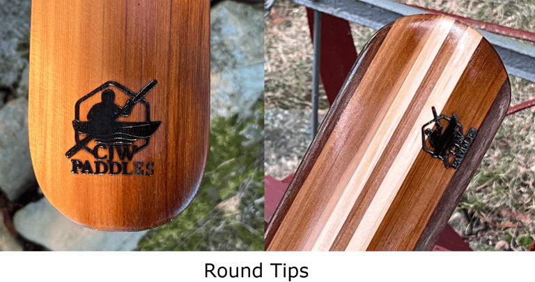 example of round paddle tips