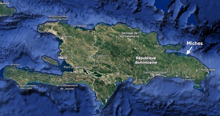 Miches paraíso natural de la República Dominicana.