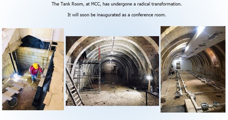 a tunnel with a tunneled tunnel in the middle of it