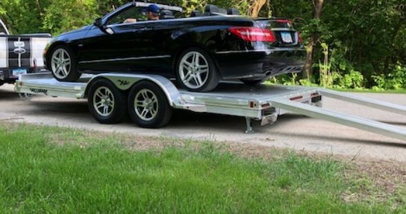 Hillsboro Industries aluminum car trailer 