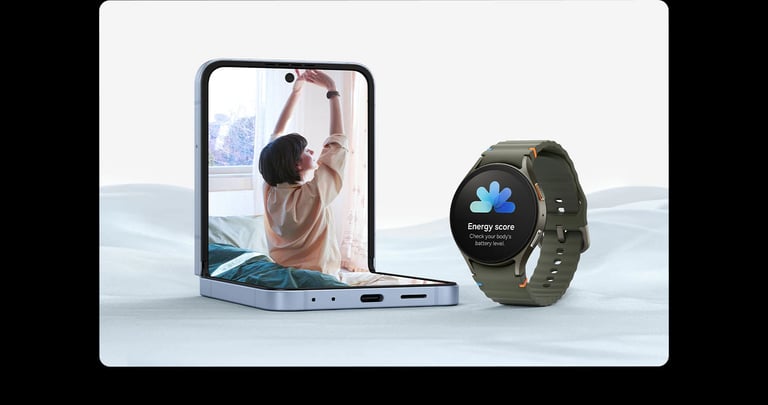 portable samsung et montre