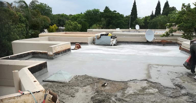 Flat roof waterproofing work by Environmental Pro Construction Randburg