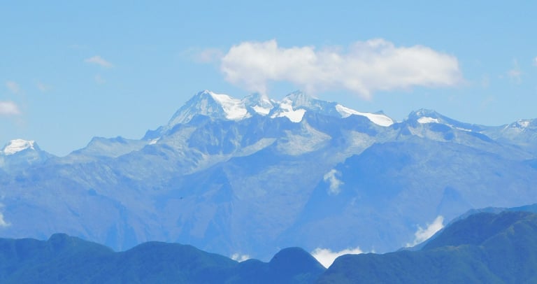 The snow of the Sierra Nevada of Santa Marta