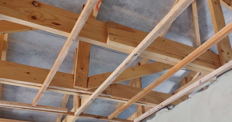 Interior truss works for new home build, Krugersdorp
