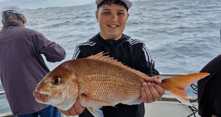 Any age can fish with Riko Boat Charters