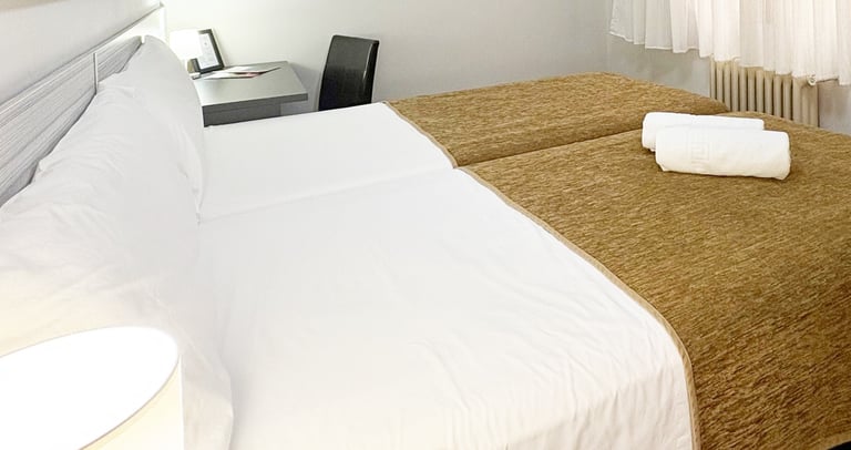 Habitación doble moderna y cómodad Berceo Rooms