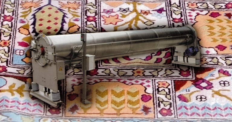 Maquina para centrifugar alfombra