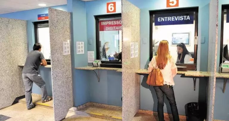 Entrevista no consulado americano