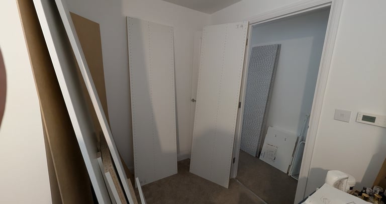 Ikea Furniture before assembly