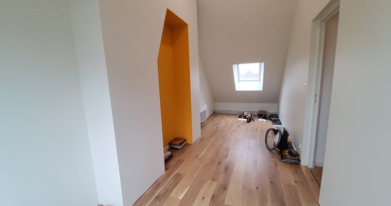 #aménagement de combles#isolation thermique#travaux Rennes#ALM Maitrise d'Oeuvre