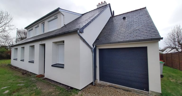 #réalisation isolation thermique par l'extérieur#ite#travaux Rennes#ALM Maitrise d'oeuvre