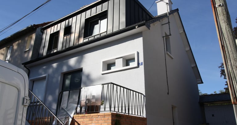 #surélévation de toiture#travaux#Rennes