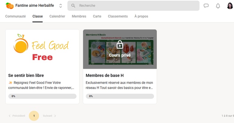 Informations et ressources sur Herbalife et les produits disponible en accès gratuit sur Skool