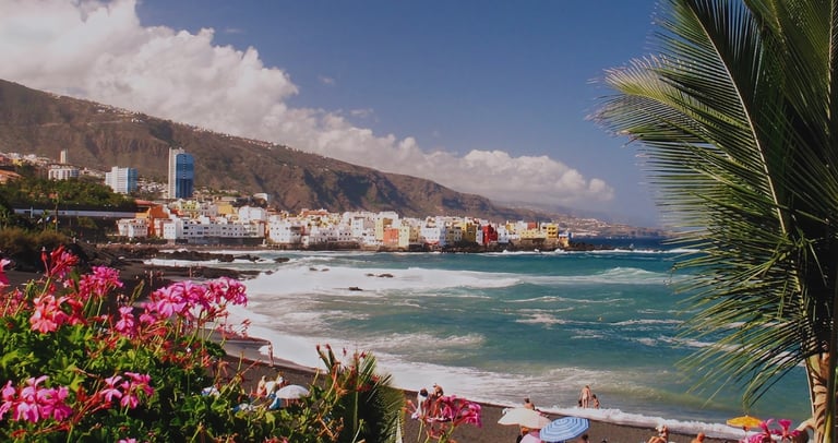 Jardin beach in Puerto de la Cruz