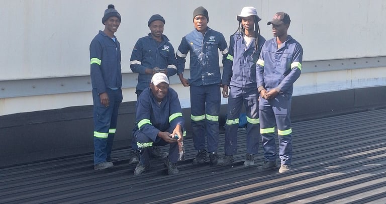 Environmental Pro Construction team, Bloemfontein project