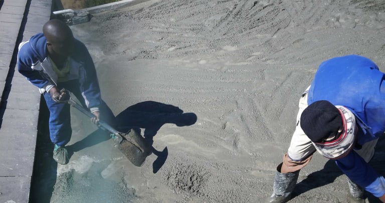 Slab waterproofing project in Roodepoort by Environmental Pro Construction