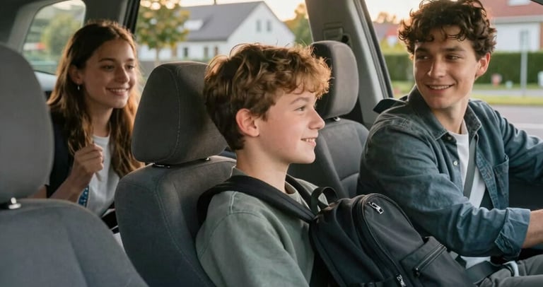 Young professional receiving career guidance in a modern office setting.