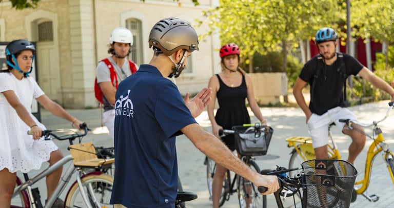 Cours vélo pour adultes en ville