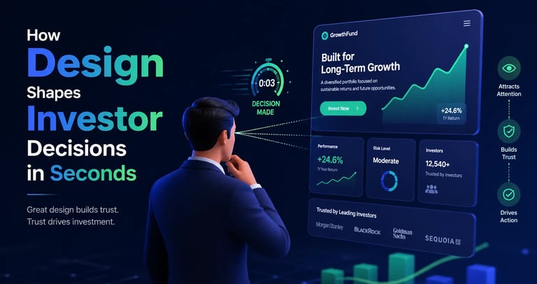 How Design Shapes Investor Decisions in Seconds