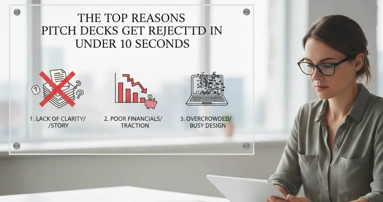 The Top Reasons Pitch Decks Get Rejected in Under 10 Seconds