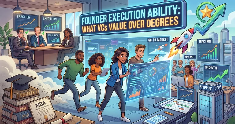 Founder Execution Ability: What VCs Value Over Degrees