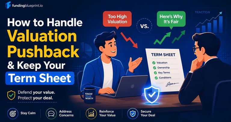How to Handle Valuation Pushback & Keep Your Term Sheet
