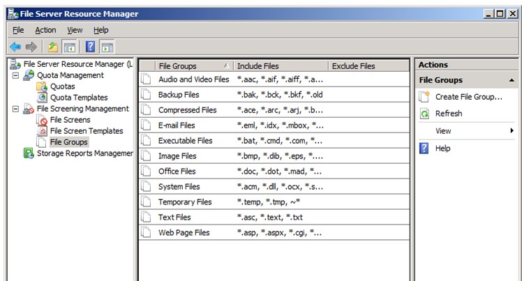 Triagem de Arquivos: Windows Server, o FSRM (File Server Resource Manager)