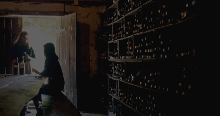 custom home bar cabinets, wine walls, and display storage solutions