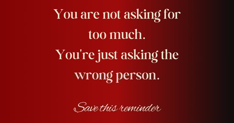 The Thoughtful Nook" branding. Make it Instagram Story friendly too. Alt text: "Relationship standar