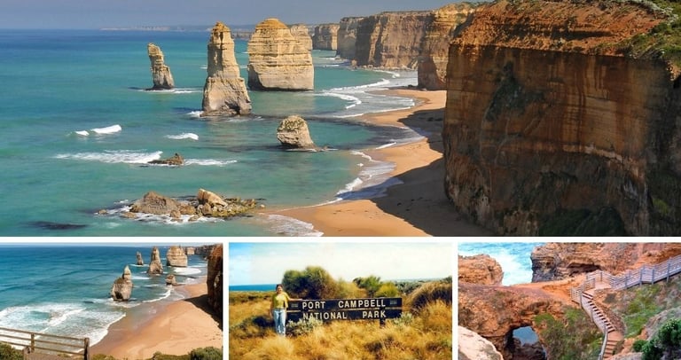 Paisagem das Falésias dos 12 Apóstolos em Melbourne, Austrália