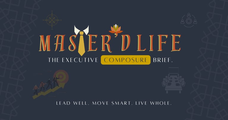 Newsletter banner The Master'D Life - ECB