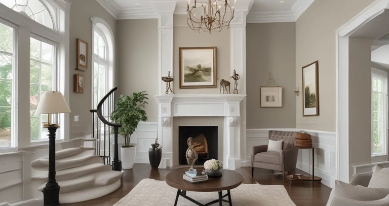 Bright living room with modern inventory