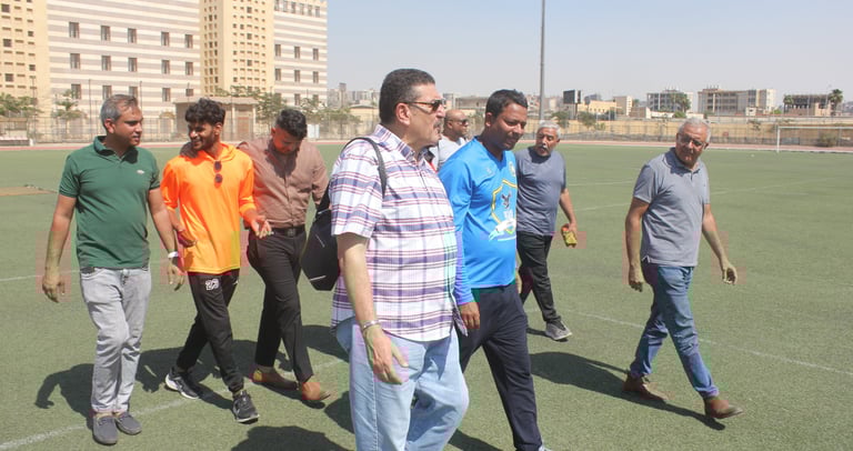 Ground Visit by Dr.Emad Elbannany