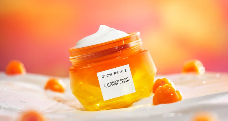 Glow Recipe Cloudberry Bright Moisture Cream with vitamin C.