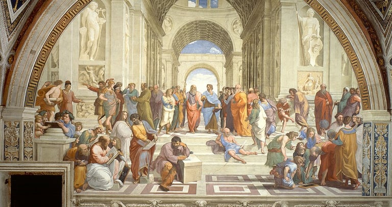 The School of Athens, by Raphael, 1511